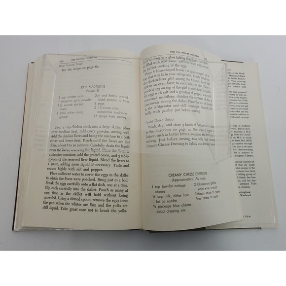 Vintage The Brunch Cookbook By Crownie Billik And Kathy Kaufman 1972 Hardcover - Picture 3 of 3